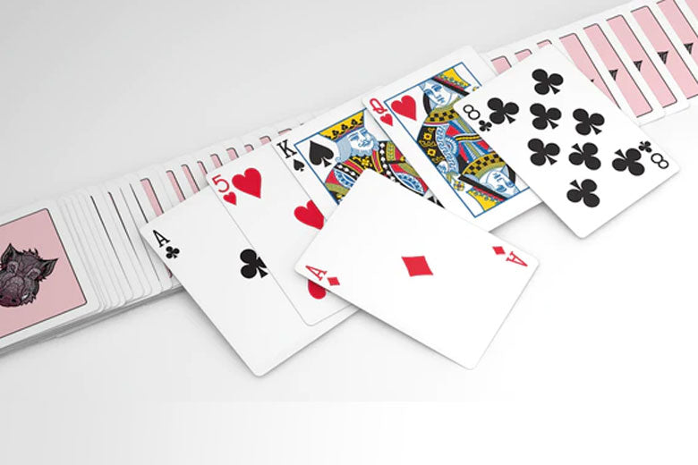 Wild Reserve: Pink Boar Playing Cards