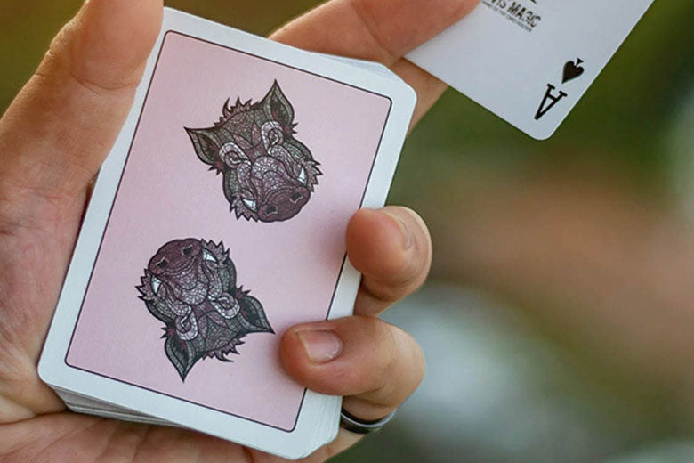 Wild Reserve: Pink Boar Playing Cards