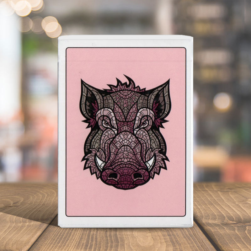 Wild Reserve: Pink Boar Playing Cards