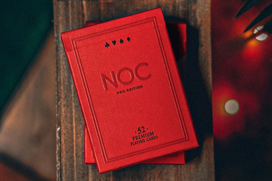 NOC Pro 2021 (Burgundy Red) Playing Cards