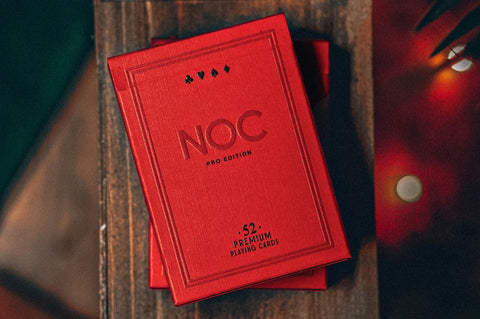 NOC Pro 2021 (Burgundy Red) Playing Cards NOC Pro 2021 (Burgundy Red) Playing Cards