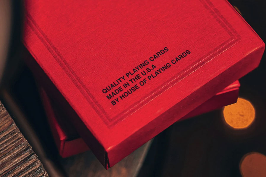 NOC Pro 2021 (Burgundy Red) Playing Cards