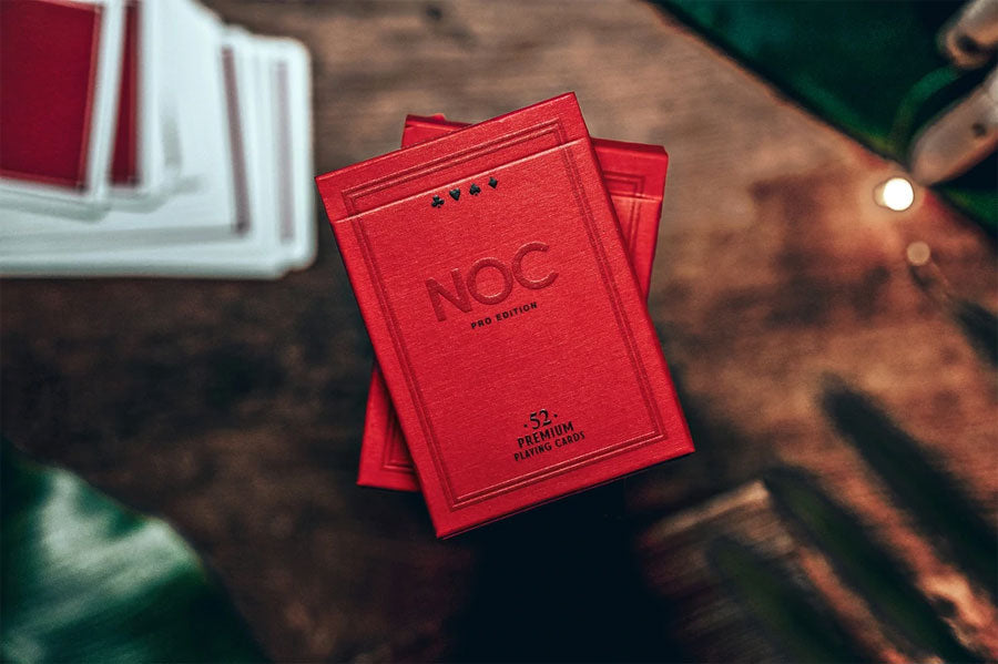 NOC Pro 2021 (Burgundy Red) Playing Cards