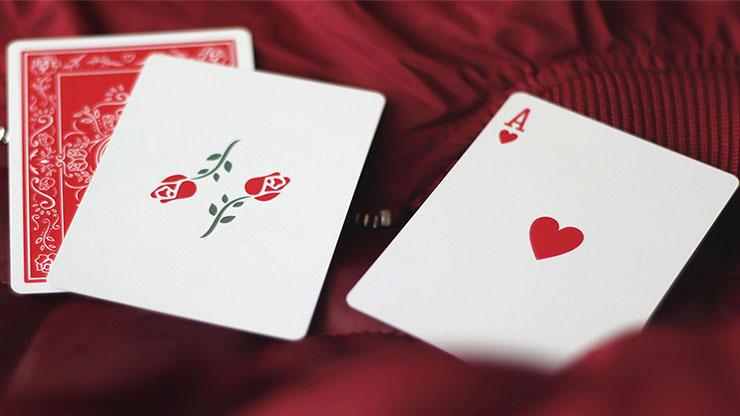 Red Roses Playing Cards
