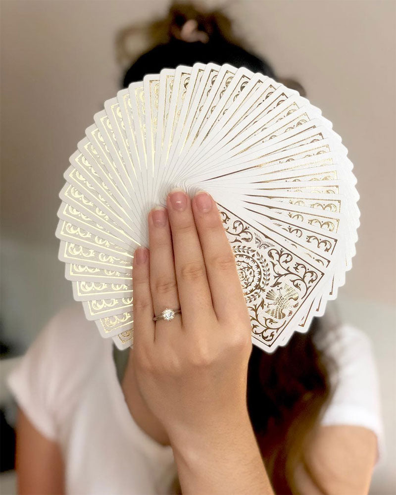 Regalia White Playing Cards by Shin Lim