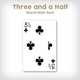 Three and a Half Bicycle Rider Back (Blue Club 3 1/2)