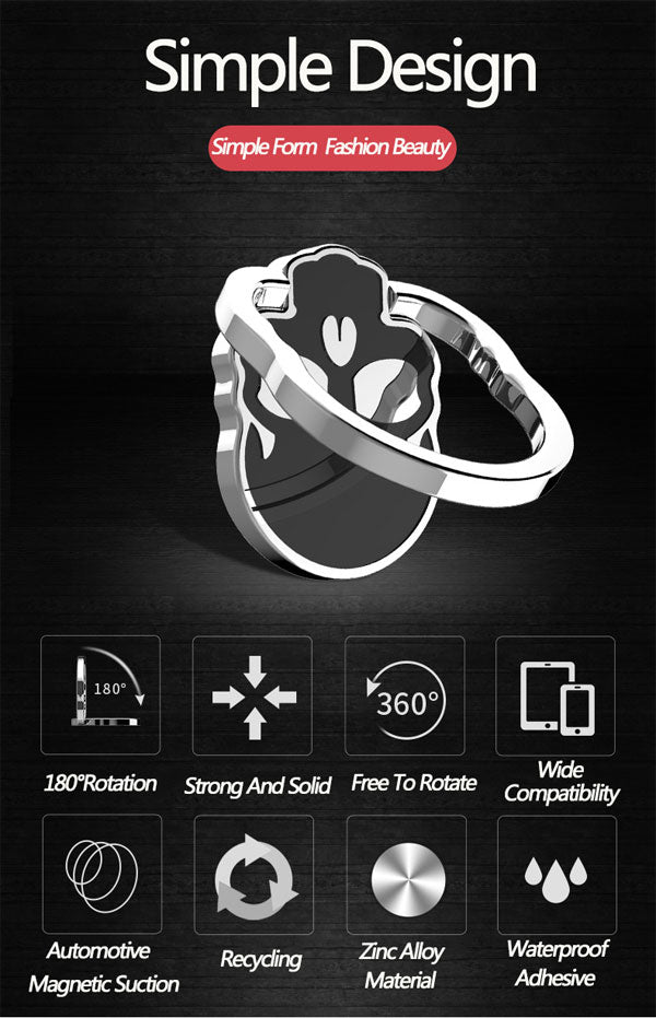 Mobile Holder Clip (Skull Designe metal)
