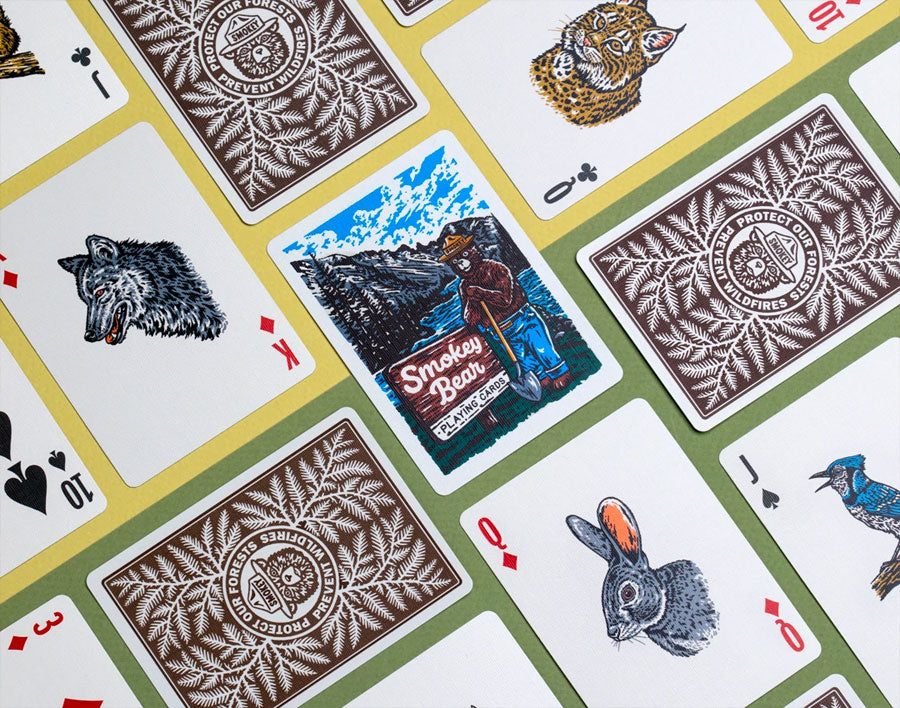 Smokey Bear Limited Edition Playing Cards by Art of Play