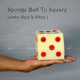 Sponge ball to Die Jumbo ( Red & White )
