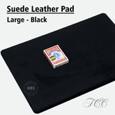 Suede Leather Pad Large ( Black ) by TCC