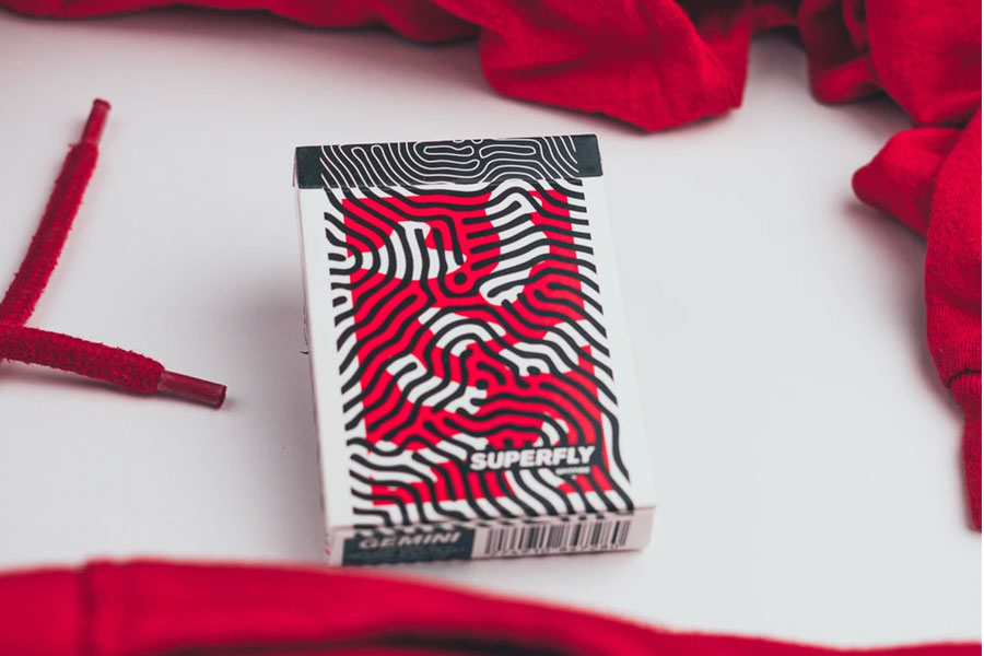 Superfly Spitfire Red Playing Cards by Gemini