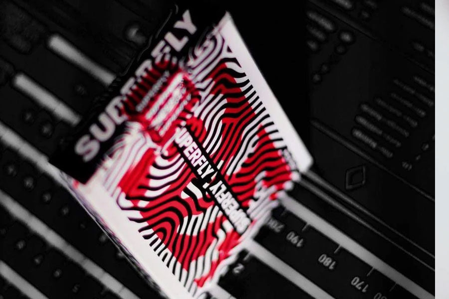 Superfly Spitfire Red Playing Cards by Gemini