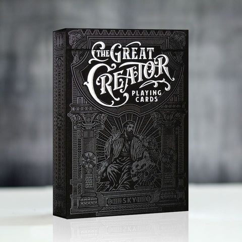 The Great Creator: Sky (Silver Foil) Edition Playing Cards The Great Creator: Sky (Silver Foil) Edition Playing Cards