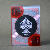 Red Transparent Playing Cards by MPC