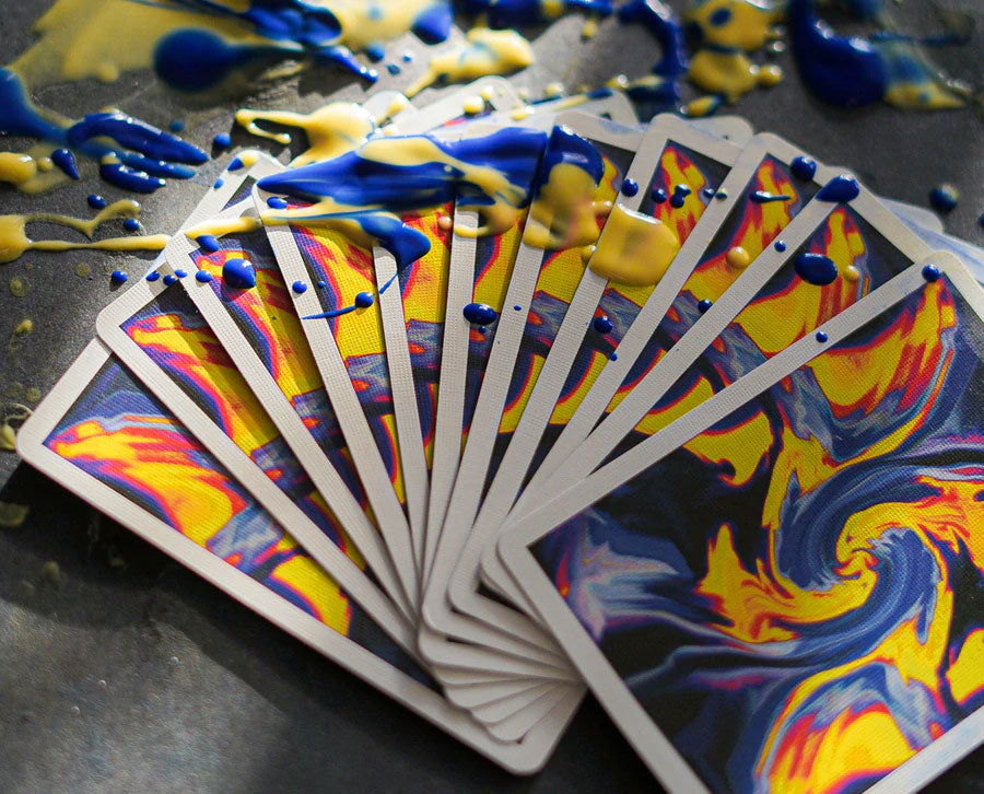 Ultra Diablo Blue Playing Cards