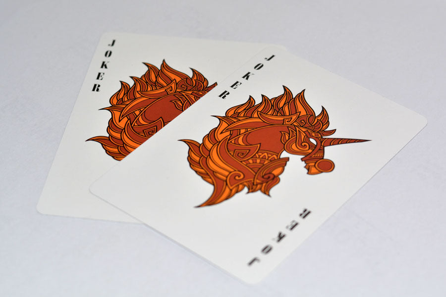 Unicorn Playing cards (Copper)