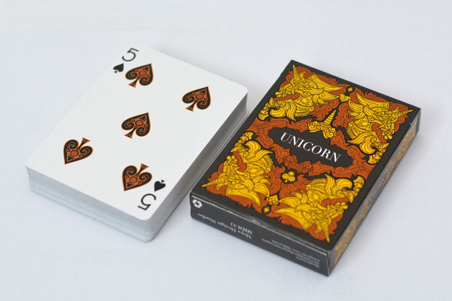Unicorn Playing cards (Copper)
