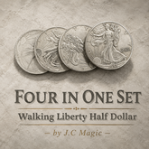 Four in One Walking Liberty Half Dollar