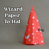 Wizard Paper To Hat (Red)
