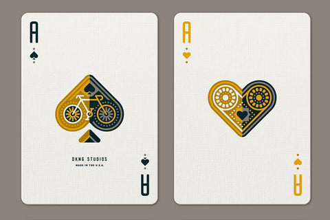 Yellow Wheel Playing Cards Yellow Wheel Playing Cards
