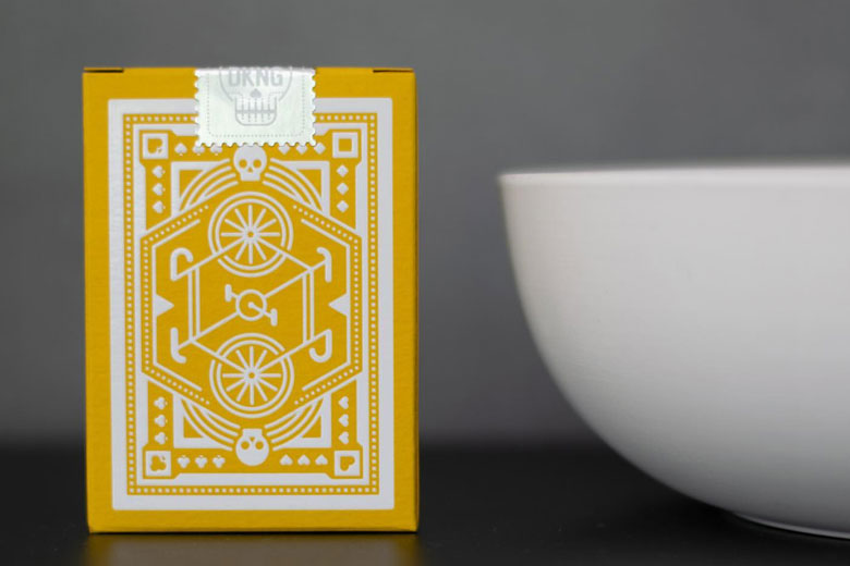 Yellow Wheel Playing Cards
