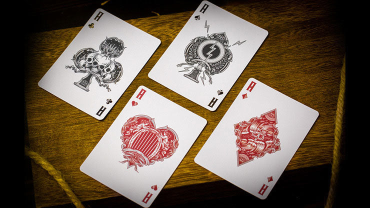 Zeus Sterling Silver Playing Cards