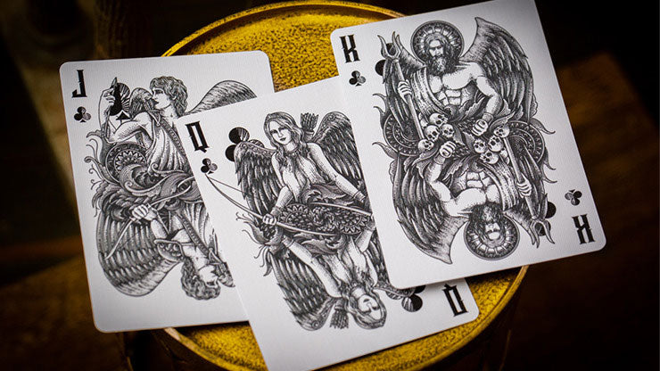 Zeus Sterling Silver Playing Cards