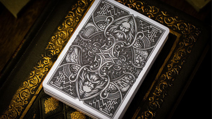 Zeus Sterling Silver Playing Cards