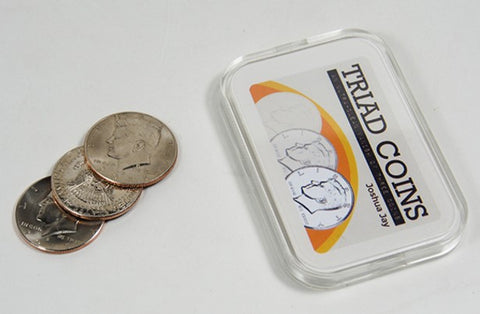 Triad Coins (US Gimmick ) by Joshua Jay