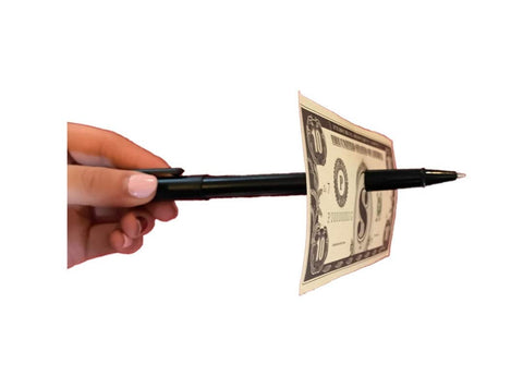 Pen Through Bill ( Plastic )