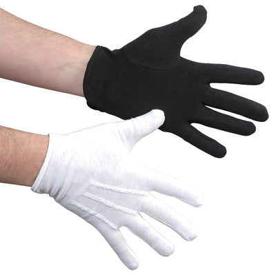 Black and white gloves to streamer