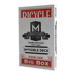 Jumbo Invisible Deck Bicycle (Red)