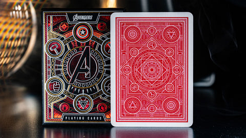 Avengers: Red Edition Playing Cards
