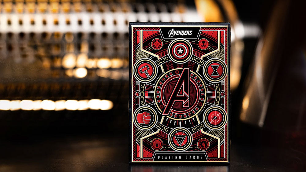 Avengers: Red Edition Playing Cards