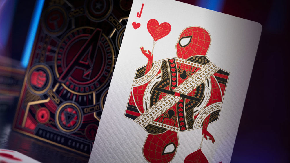 Avengers: Red Edition Playing Cards