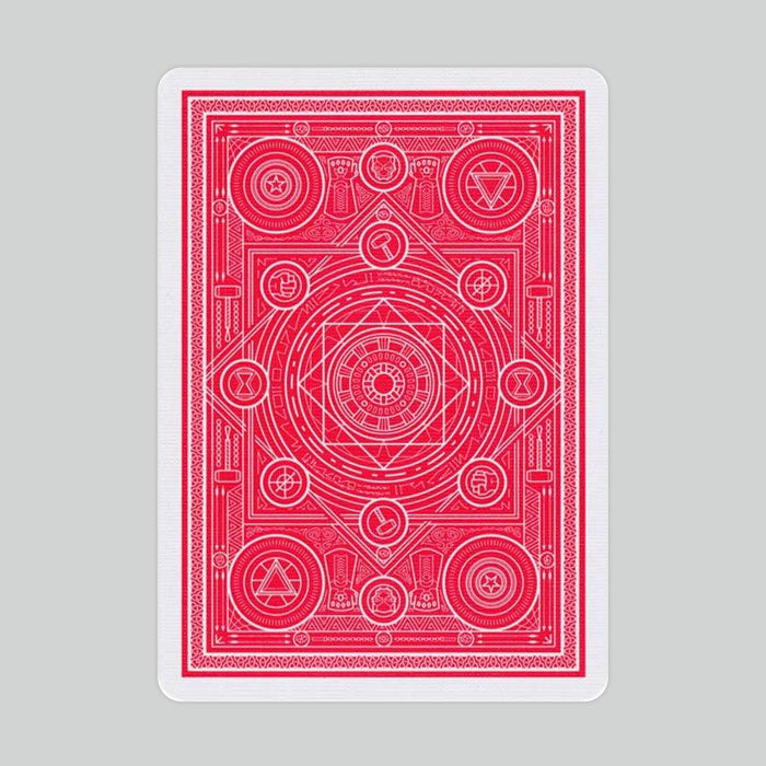 Avengers: Red Edition Playing Cards
