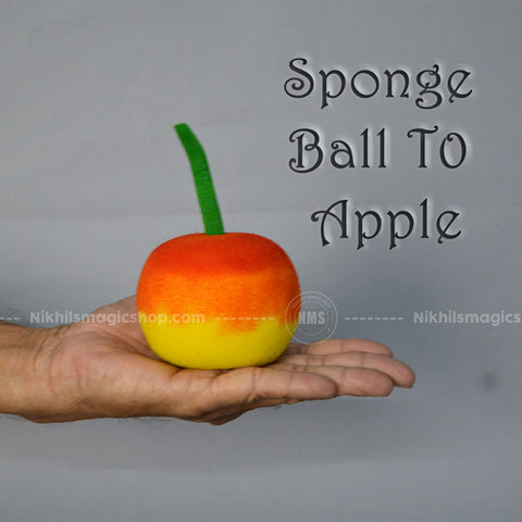 Sponge ball to apple ( small ) 