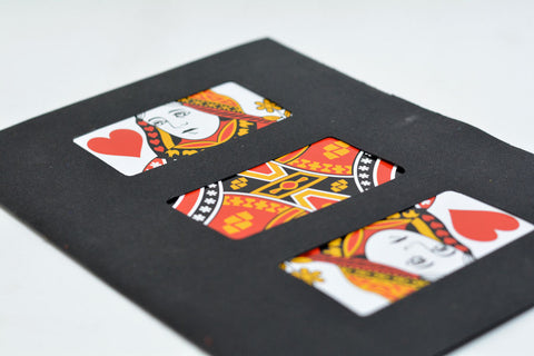 Bare Face Zig Zag Card Jumao