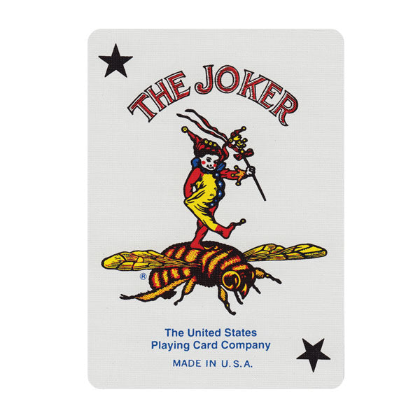 Bee Poker Card (Red)