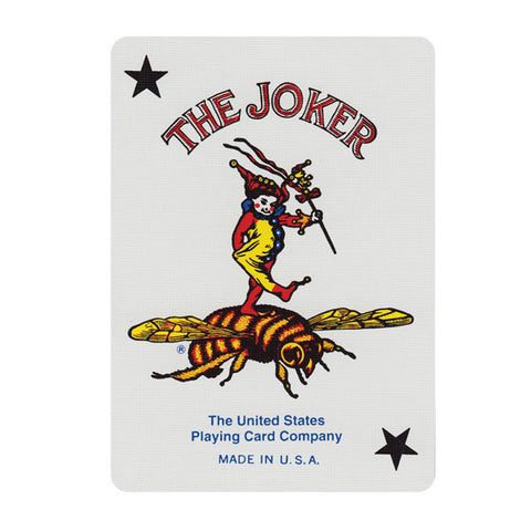 Bee Poker Card (Red)