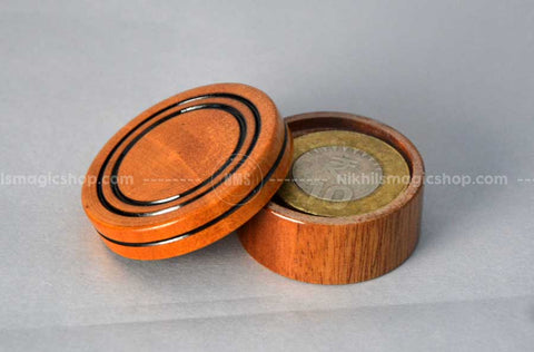 Boston Box – Deluxe Wood (Half Dollar Size)