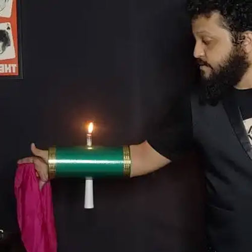 Candle Through Arm