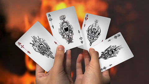 Blood and Beast (Silver) Playing Cards