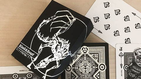 Blood and Beast (Silver) Playing Cards