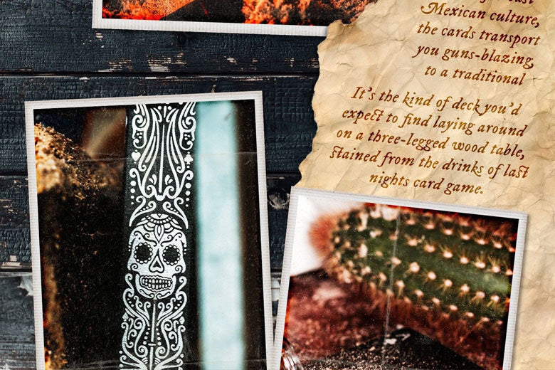 Disparos Black Playing Cards