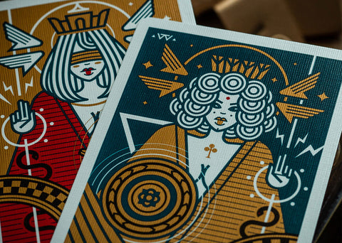Egoism Rust Playing Cards by Giovanni Meroni