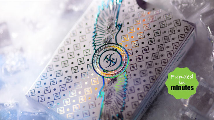 Ice Falcon Throwing Cards (Foil)
