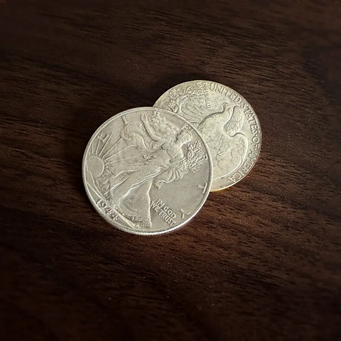 Multipurpose Flipper Coin (Walking Liberty Half Dollar)