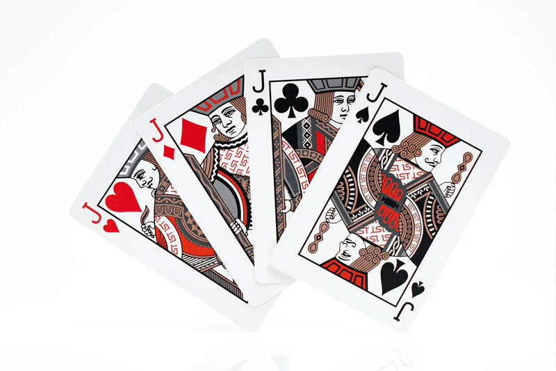 1st V4 Playing Cards (Red) by Chris Ramsay