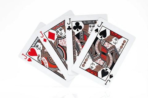 1st V4 Playing Cards (Red) by Chris Ramsay